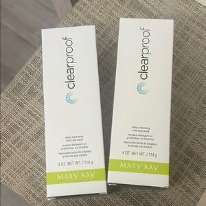 Mary Kay Clearproof Charcoal Mask - White and Green Packaging